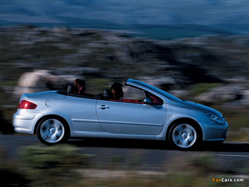 Peugeot 307 CC 2003–05 photos (800 x 600)