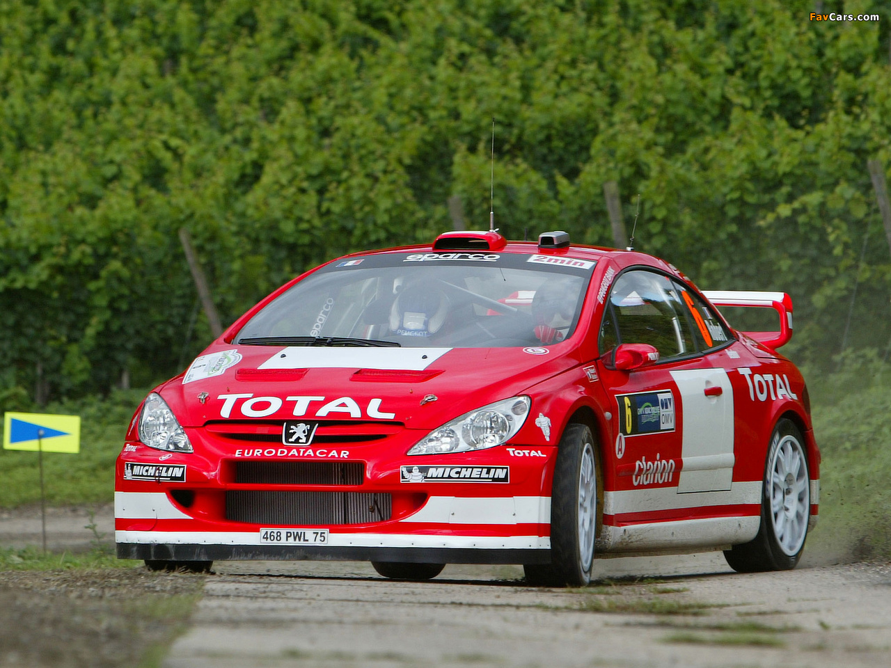 Peugeot 307 WRC 2004–05 photos (1280 x 960)