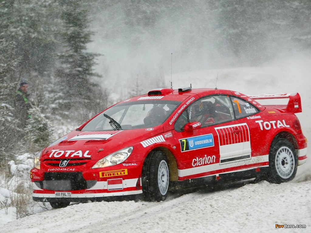 Peugeot 307 WRC 2004–05 photos (1024 x 768)