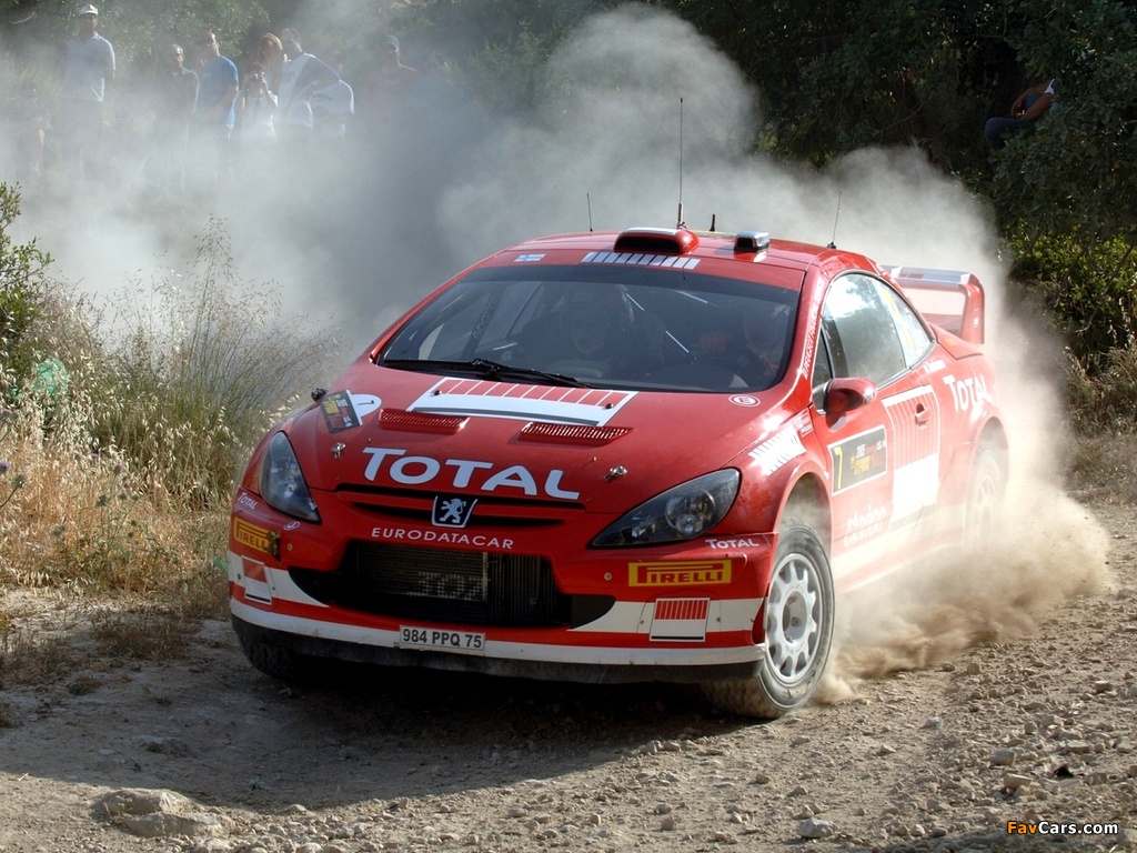 Peugeot 307 WRC 2004–05 photos (1024 x 768)