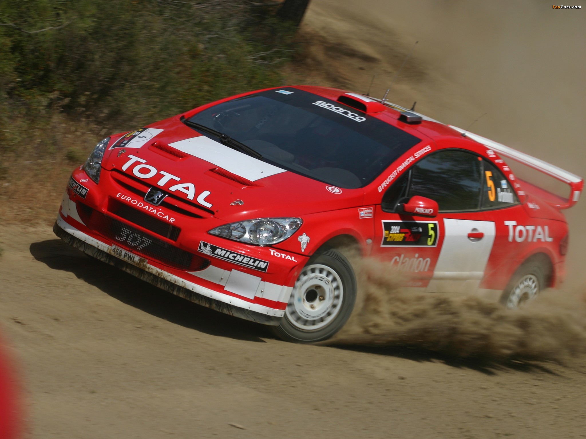 Peugeot 307 WRC 2004–05 pictures (2048 x 1536)