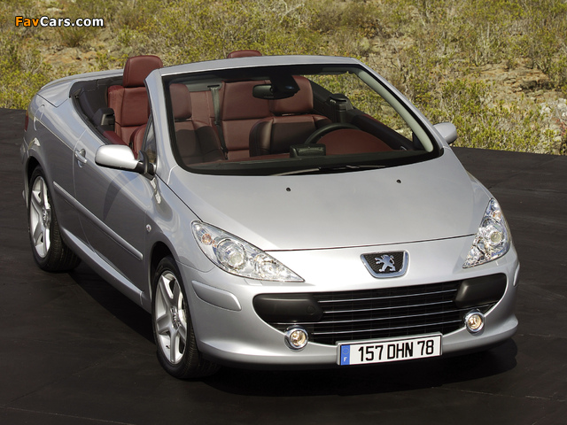 Peugeot 307 CC 2005–08 images (640 x 480)