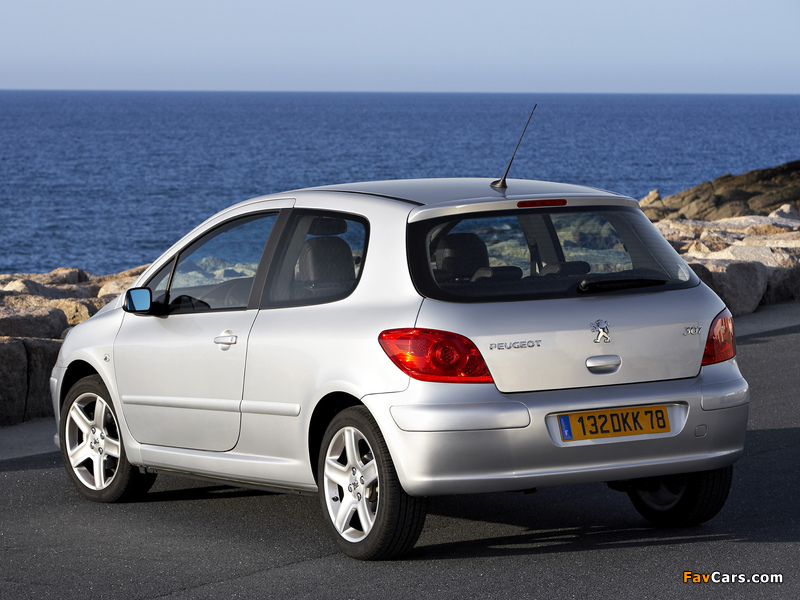 Peugeot 307 3-door 2005–08 pictures (800 x 600)