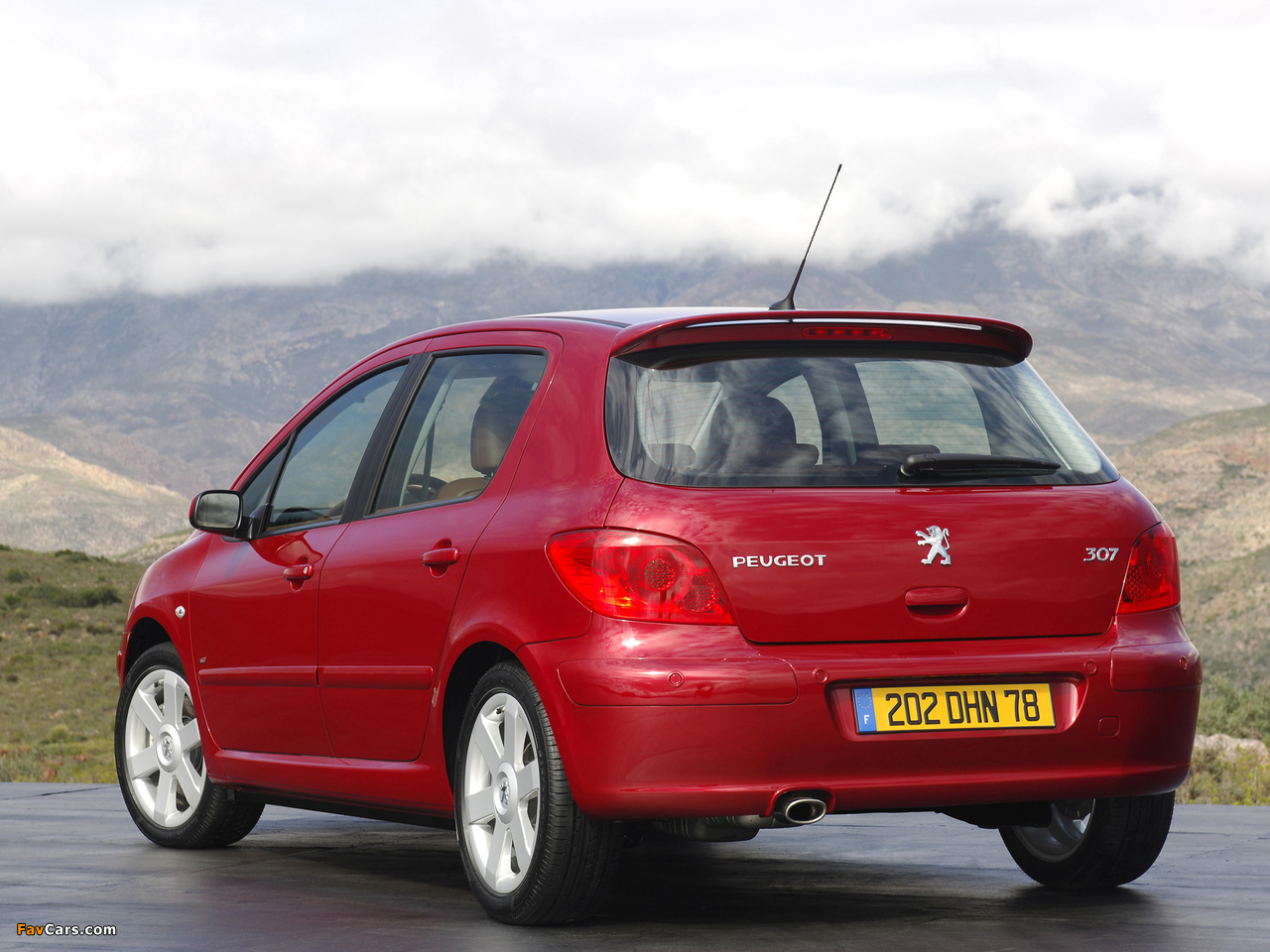 Peugeot 307 5-door 2005–08 pictures (1280 x 960)