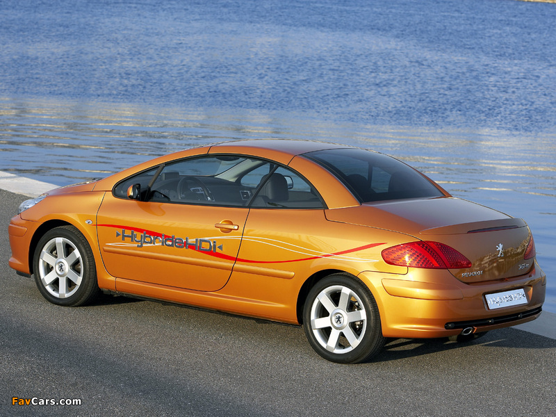 Peugeot 307 CC Hybride HDI Concept 2006 wallpapers (800 x 600)