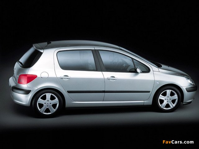 Photos of Peugeot 307 5-door 2001–05 (640 x 480)