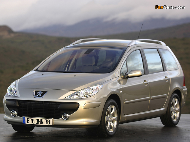 Photos of Peugeot 307 SW 2005–08 (640 x 480)