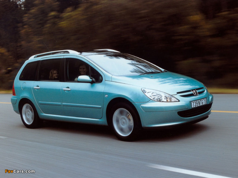 Peugeot 307 SW 2002–05 wallpapers (800 x 600)