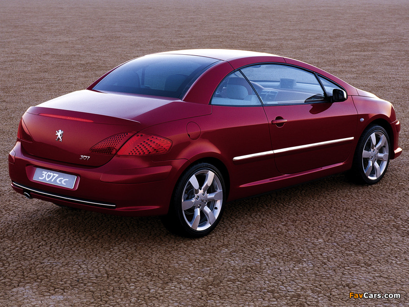 Peugeot 307 CC Concept 2002 wallpapers (800 x 600)