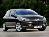 Peugeot 307 3-door UK-spec 2005–08 wallpapers