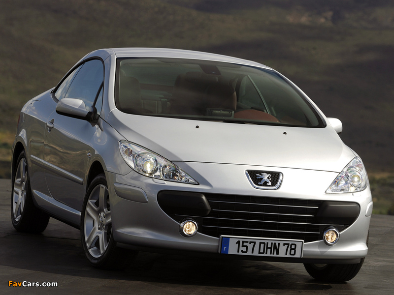 Peugeot 307 CC 2005–08 wallpapers (800 x 600)