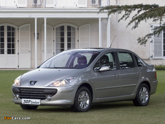 Peugeot 307 Sedan BR-spec 2007 wallpapers (640 x 480)