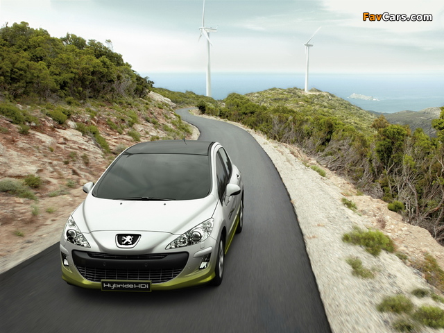 Images of Peugeot 308 Hybride HDi Concept 2007 (640 x 480)