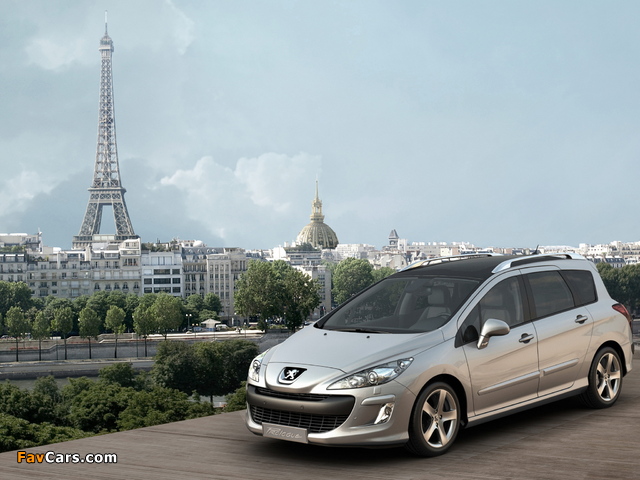 Images of Peugeot 308 SW 2008–11 (640 x 480)