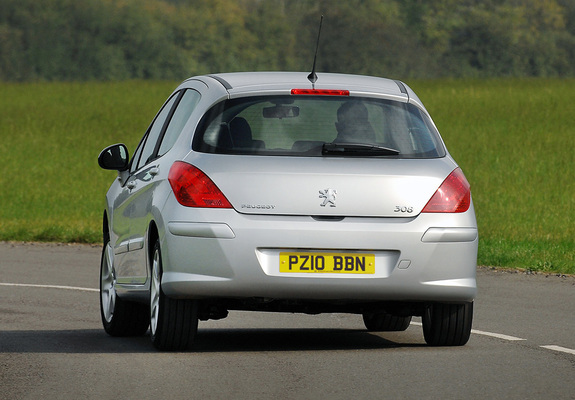 Images of Peugeot 308 5-door UK-spec 2008–11