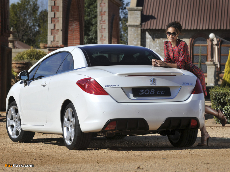 Images of Peugeot 308 CC ZA-spec 2009–11 (800 x 600)