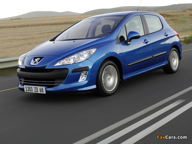 Peugeot 308 5-door 2007–11 photos (640 x 480)