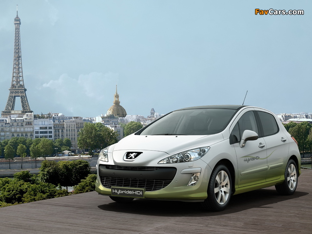 Peugeot 308 Hybride HDi Concept 2007 pictures (640 x 480)