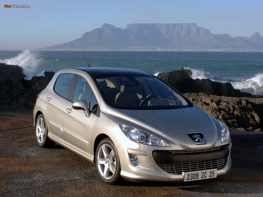 Peugeot 308 Premium Pack 2008–11 images (1024 x 768)