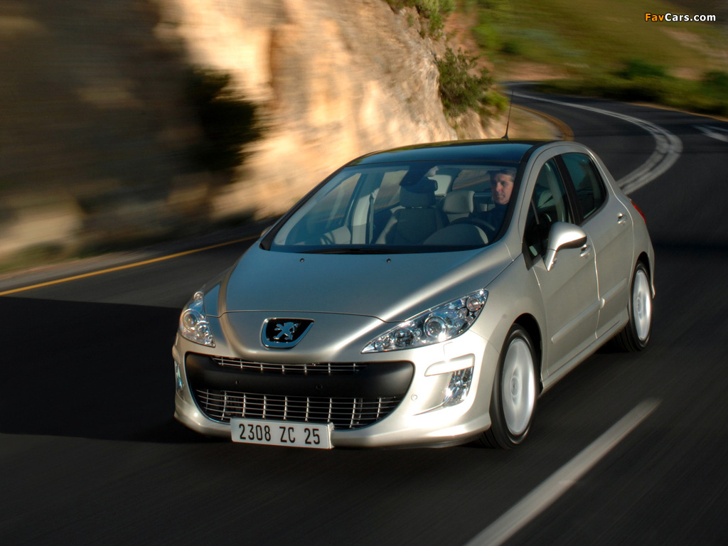 Peugeot 308 Premium Pack 2008–11 pictures (1024 x 768)