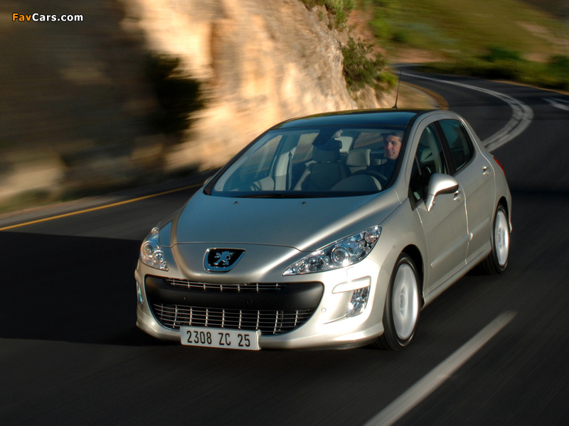 Peugeot 308 Premium Pack 2008–11 pictures (800 x 600)