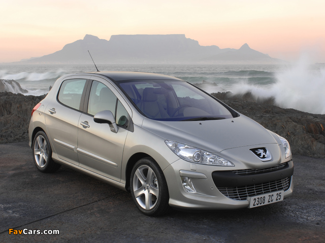 Peugeot 308 Premium Pack 2008–11 wallpapers (640 x 480)