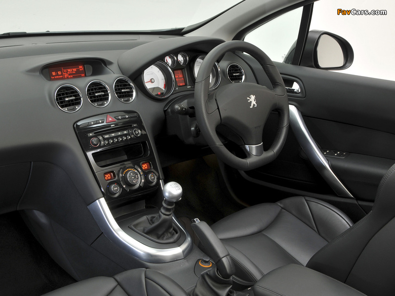 Peugeot 308 CC ZA-spec 2009–11 images (800 x 600)