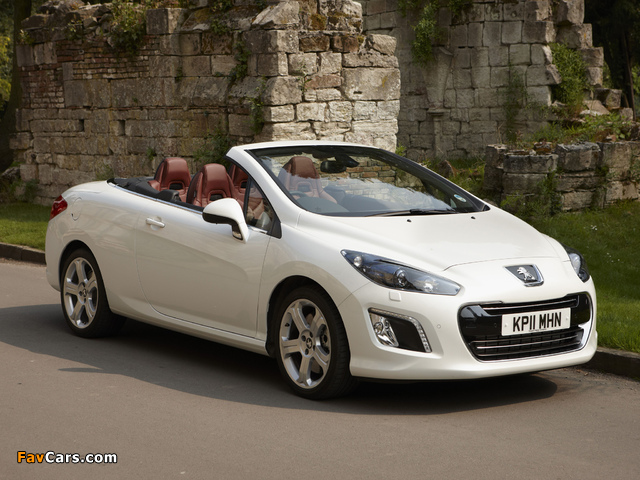 Peugeot 308 CC UK-spec 2011 photos (640 x 480)