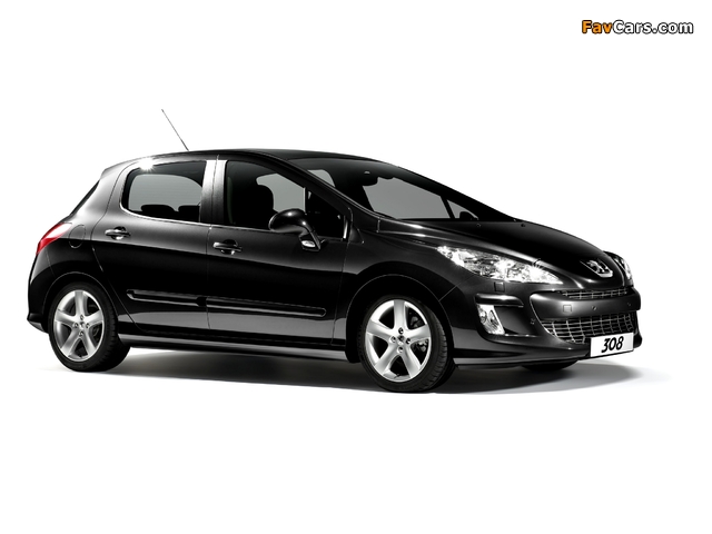 Photos of Peugeot 308 5-door 2007–11 (640 x 480)