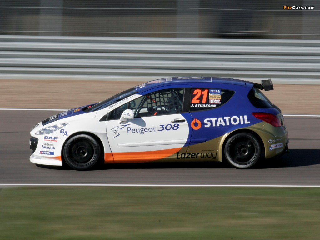 Pictures of Peugeot 308 STCC 2008–09 (1024 x 768)