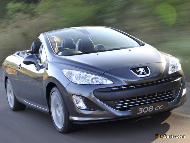 Pictures of Peugeot 308 CC ZA-spec 2009–11 (640 x 480)