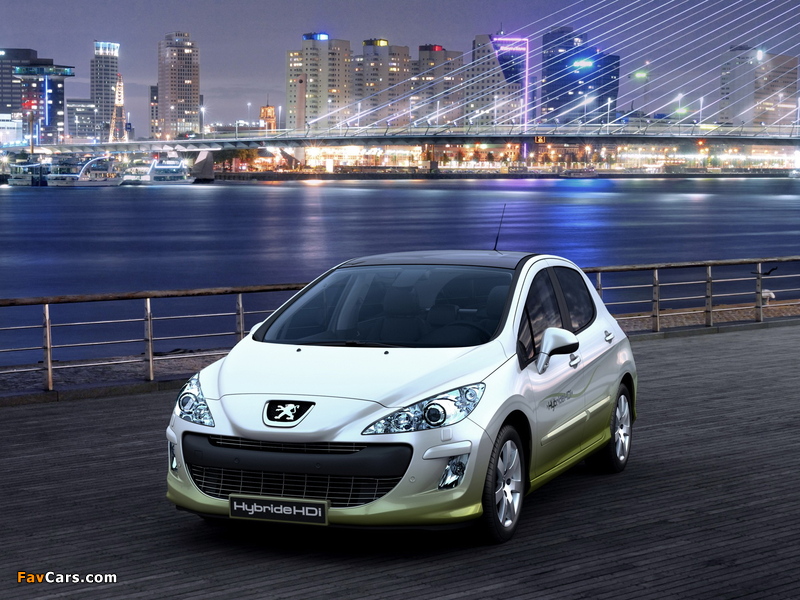 Peugeot 308 Hybride HDi Concept 2007 wallpapers (800 x 600)