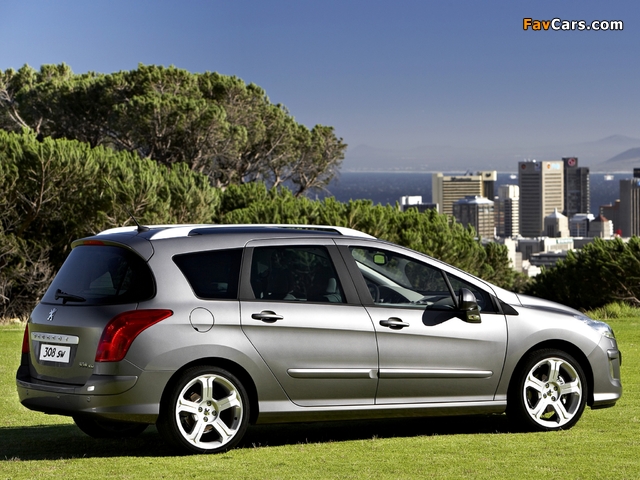 Peugeot 308 SW 2008–11 wallpapers (640 x 480)