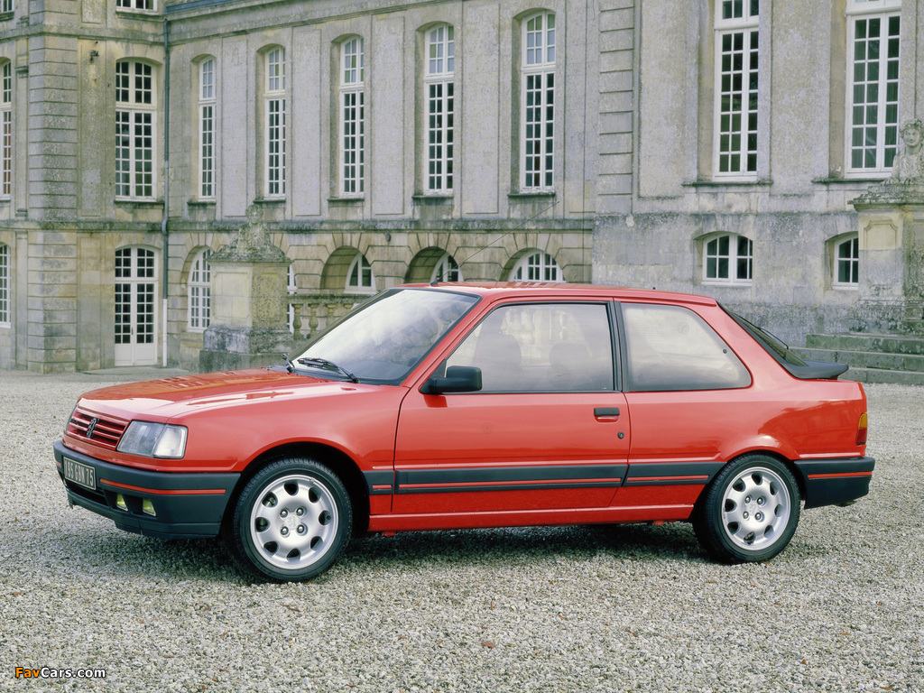 Images of Peugeot 309 GTi 1986–89 (1024 x 768)