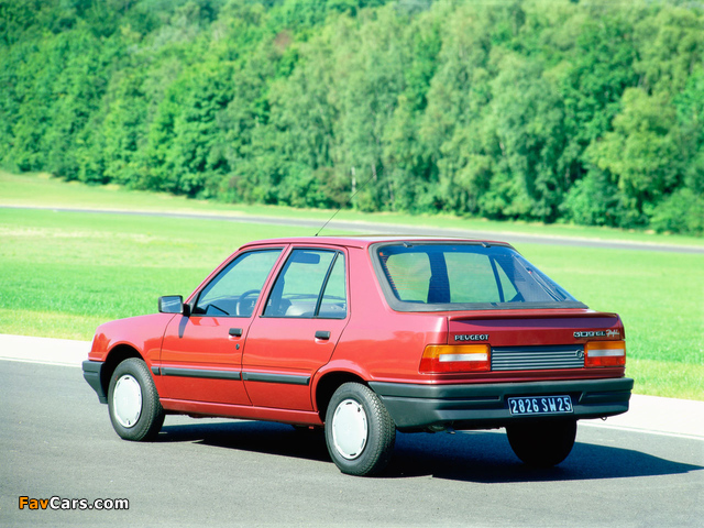 Peugeot 309 5-door 1985–89 photos (640 x 480)