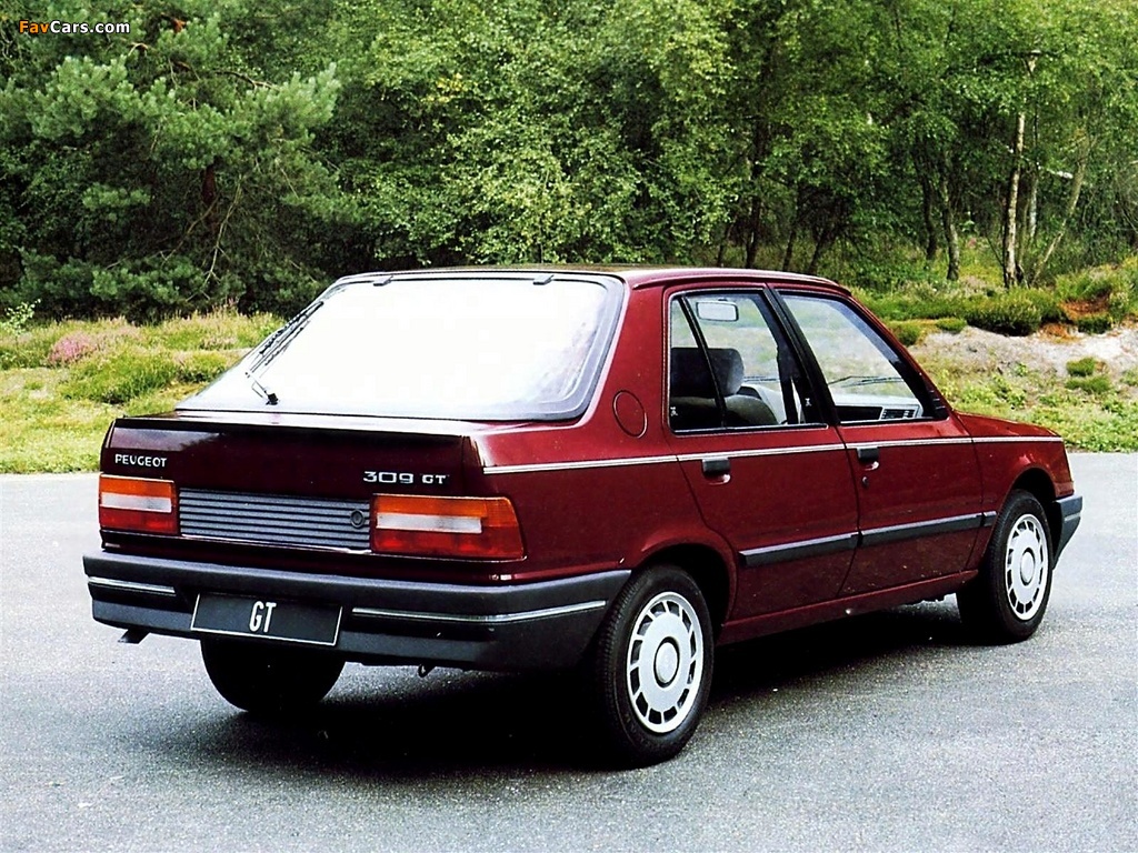Peugeot 309 5-door 1985–89 pictures (1024 x 768)