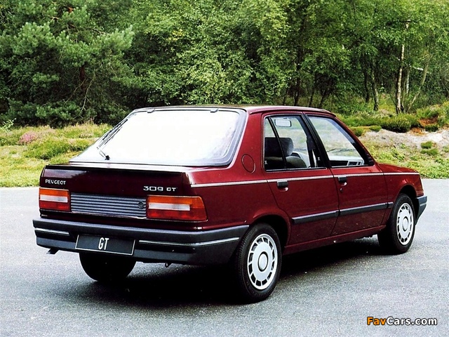 Peugeot 309 5-door 1985–89 pictures (640 x 480)