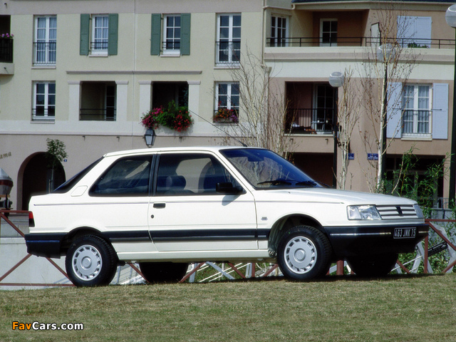 Peugeot 309 3-door 1989–93 wallpapers (640 x 480)