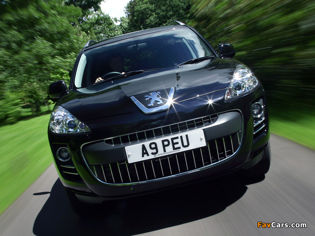 Photos of Peugeot 4007 UK-spec 2007–12 (640 x 480)