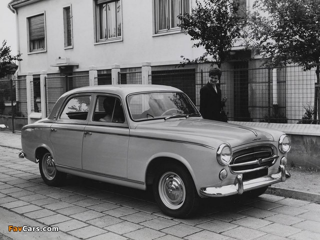 Peugeot 403 1955–66 photos (640 x 480)