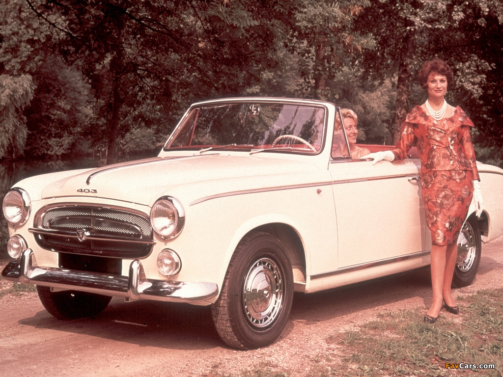 Photos of Peugeot 403 Cabrio 1956–61 (1024 x 768)
