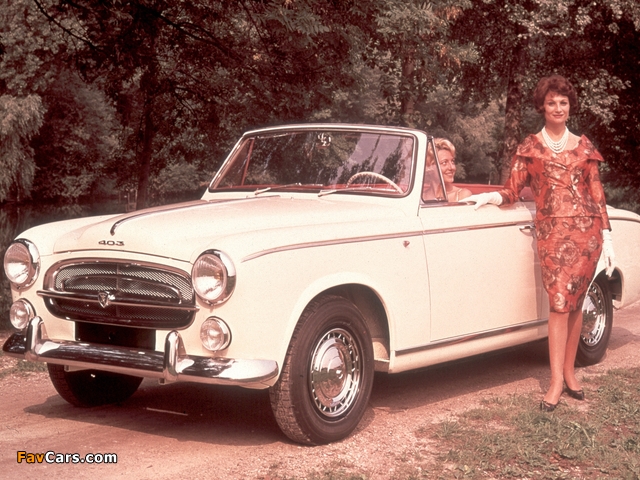 Photos of Peugeot 403 Cabrio 1956–61 (640 x 480)