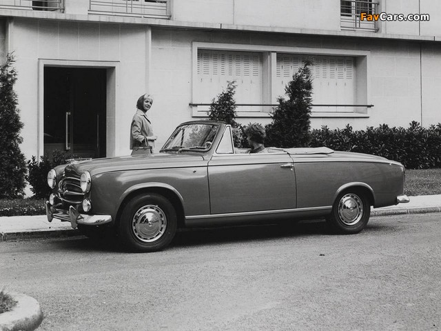 Pictures of Peugeot 403 Cabrio 1955–65 (640 x 480)