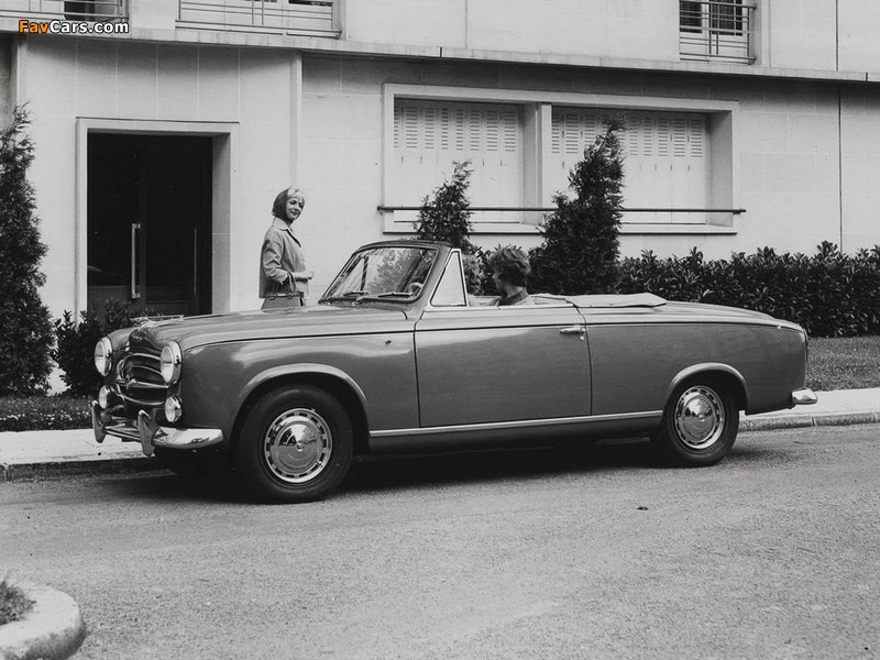 Pictures of Peugeot 403 Cabrio 1955–65 (800 x 600)
