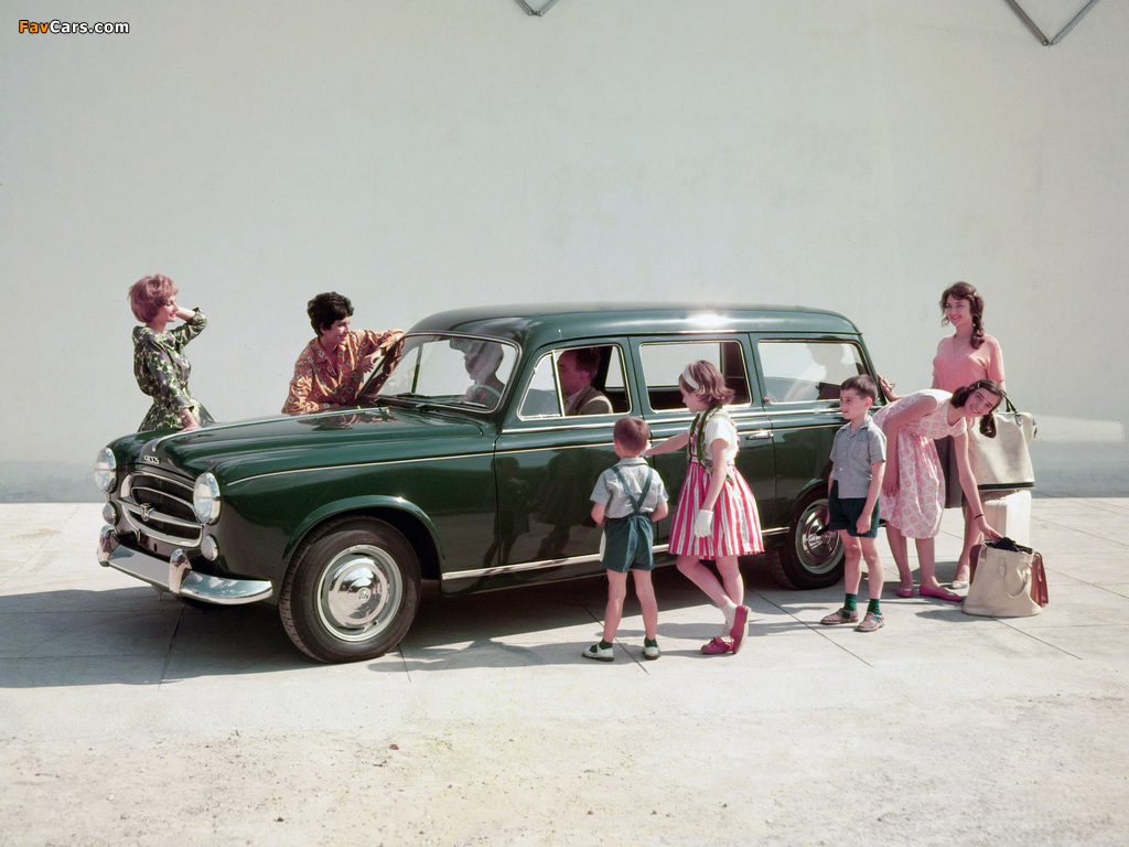 Peugeot 403 Familiale 1955–65 wallpapers (1024 x 768)