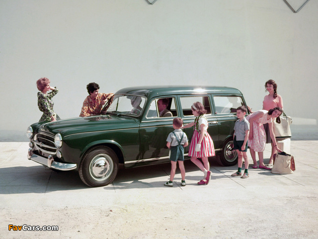 Peugeot 403 Familiale 1955–65 wallpapers (640 x 480)
