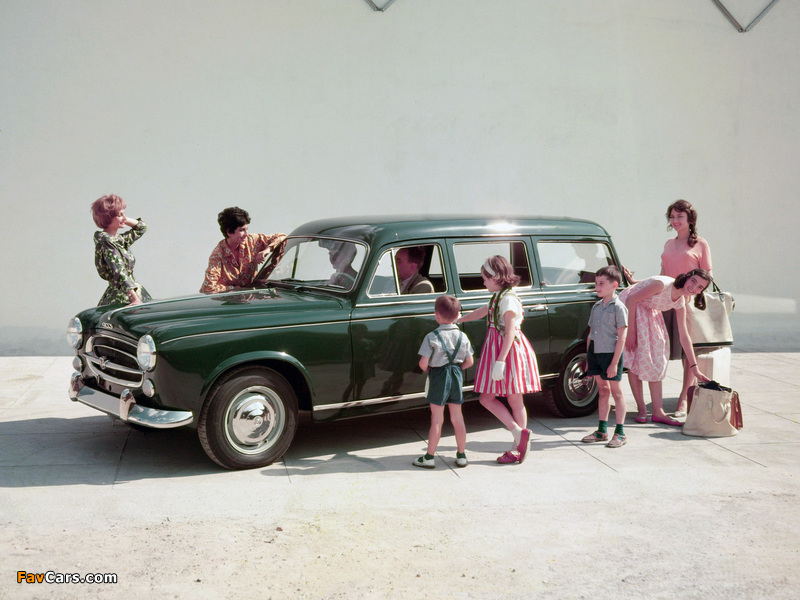 Peugeot 403 Familiale 1955–65 wallpapers (800 x 600)
