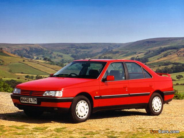 Peugeot 405 UK-spec 1987–95 pictures (640 x 480)