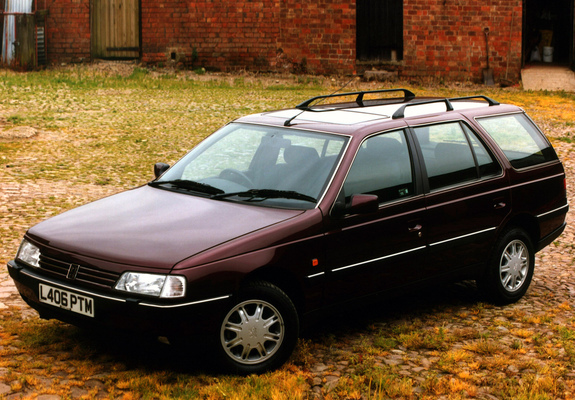 Peugeot 405 Break UK-spec 1988–96 images