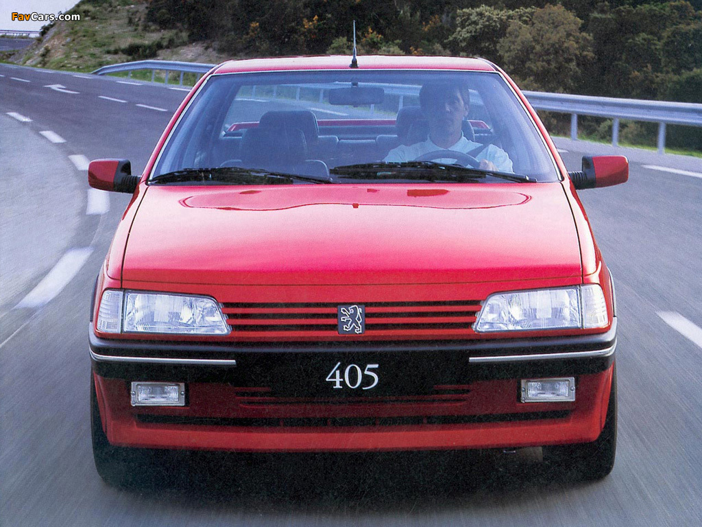 Peugeot 405 Mi16 1989–92 photos (1024 x 768)